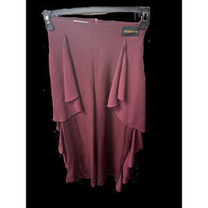 WJJDance Burgundy Ruffle Skirt XL | Dancewear Apparel